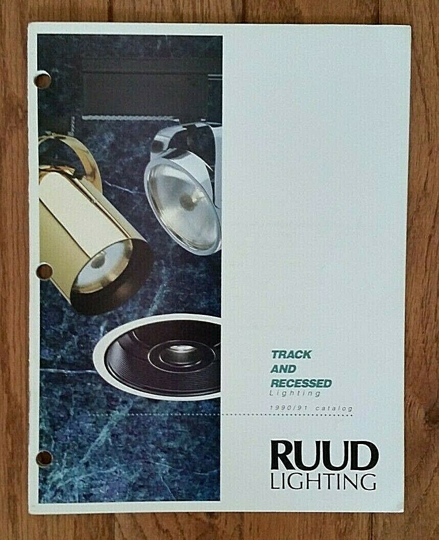 Ruud Lighting - 1990/91 catalog - Track and Recessed Lighting | eBay