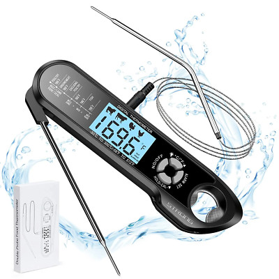 2 in 1 Dual Probe Instant Read Lebensmittel-Fleischthermometer zum Grillen C6S9