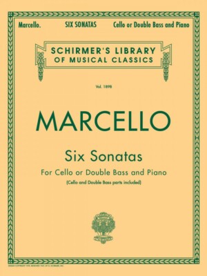 Marcello Six Sonatas Score and Parts Sheet Music Book NEW 050262690