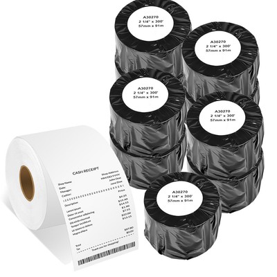 Compatible Dymo 30270 2-1/4'' for LabelWriter 400 Duo,450 Duo,450Turbo 4XL 10Roll
