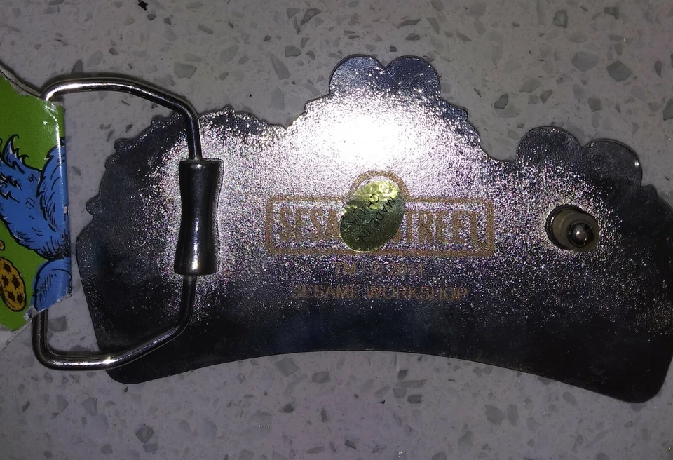 Sesame Street Sign And Face Belt Buckle [Apparel] NEW  - Image 3 of 4