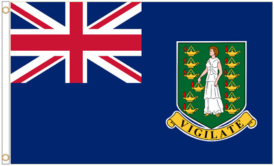 Britische Jungferninseln Polyester Flagge - Größenwahl