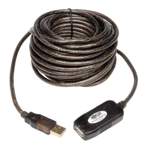 Tripp Lite 33FT USB2.0 USB-A Male to USBA Female Active Extension Repeater Cable - Picture 1 of 1