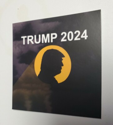 TRUMP 2024 STICKERS 5 Pack BATMAN SYMBOL MAGA ANTI BIDEN SENILE JOE 