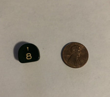 Vintage Royal Typewriter Touch Control Replace Key “8”, Brown with White Letter thumbnail