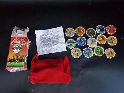 ULTIMATE ''HIGH ROLLER'' VEGAS GOLF GAME CHIPS 14 CHIPS