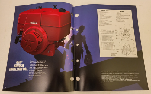 1987 Kohler Magnum M8 M10 M12 M14 M16 M18 M20 MV16 Mv18 Gas Engine Brochure Book - Bild 5 von 9