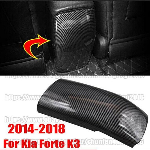 Carbon Fiber Car Rear Air Outlet Vent Panel Cover Trim For Kia Forte K3 2014-18 - Picture 2 of 6