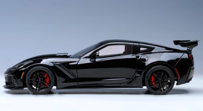 71276 AUTOart 1:18 Chevrolet Corvette (C7) ZR1 Black model car | eBay