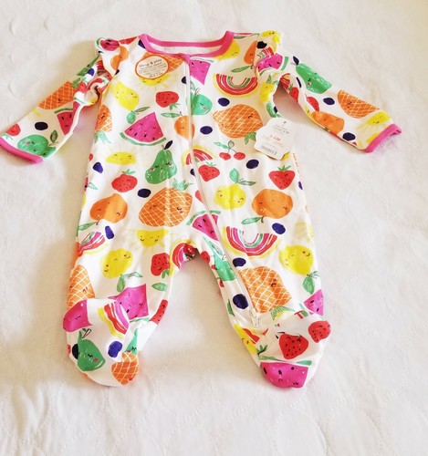 Baby Girls sleep&play sleepwear bodysuit Romper jumpsuit outfits.Size 3-6Months - Picture 5 of 5