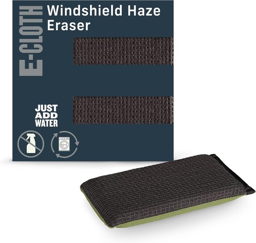 E-Cloth Windshield Haze Eraser, Auto Glass/Windows Cleaning Sponge