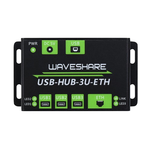 3-Port USB 2.0 Extension Hub USB Extender with With 100M Ethernet Port Connector - Picture 4 of 12