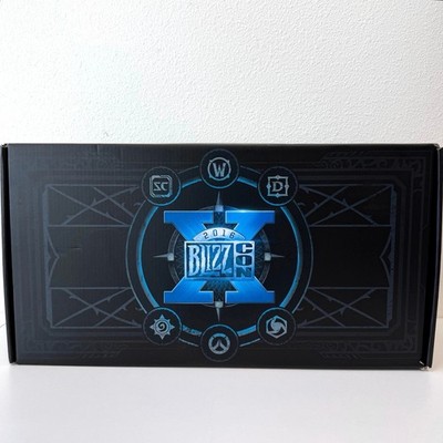 BlizzCon 2016 10th Anniversary Goody Box- Stein, Rocket, Dice, Coaster, Antenna