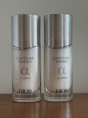 Dior Capture Totale Anti-Aging Face Serum, Face & Neck - 1 fl oz Serum Bundle 