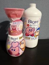 Kirby’s Dream Land Biore u Forming Heart Stamp Hand Soap Dispensers w refill