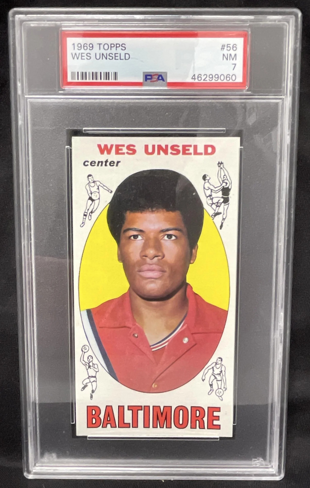 1969-70 Topps #56 Wes Unseld RC PSA 7