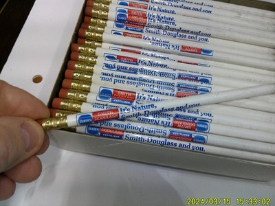 Lot of 140 Vintage Advertising Pencils Borden Smith- Douglass Fertilizer NOS