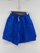 Umbro STYLE Athletic Shorts Mens Blue Checkerboard Nylon Medium Vintage NWOT New