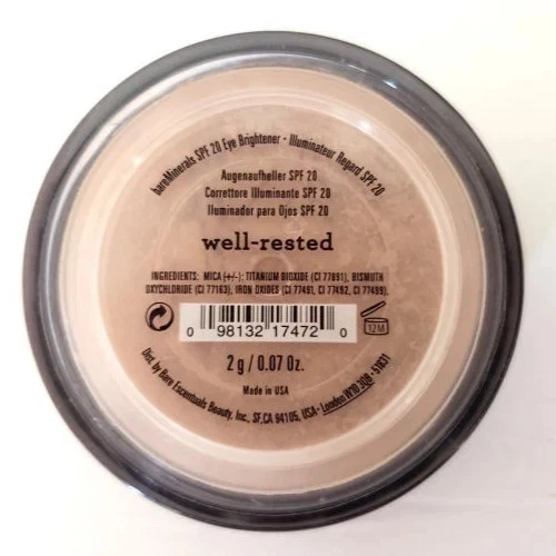 BareMinerals SPF20 Eye Brightener Well Rested 2grms Loose Powder face makeup - Image 2 of 3