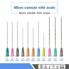 5/10pcs Micro Cannula, Blunt Tip for Fillers, FDA Listed