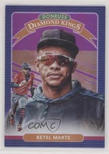 2020 Panini Donruss Diamond Kings Holo Purple Ketel Marte #28 n1u