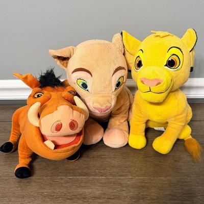 Disney's Lion King Simba, Nala, and Pumbaa Plush Set