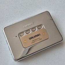 Sony Walkman WM-EX808HG Portable Cassette Player Silver with Accessories
