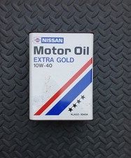 Vintage NISSAN MOTOR OIL Can 1GAL DISPLAY JAPAN DATSUN Z 510 SKYLINE