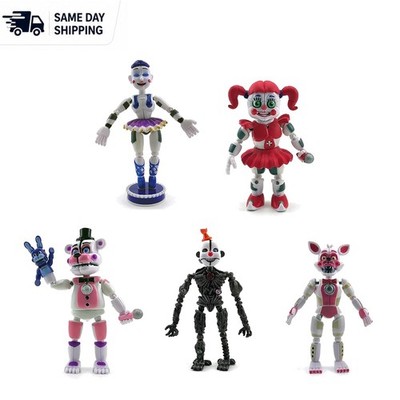 Interactive FNAF Action Figures Set of 5 - Circus Baby, Ennard, Ballora & More