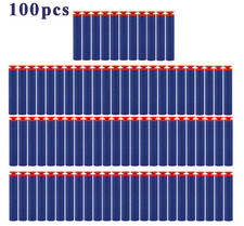 100pc 7.2cm Foam Darts Bullets for Nerf N,Strike Elite Toy Guns Kids Refill Pack