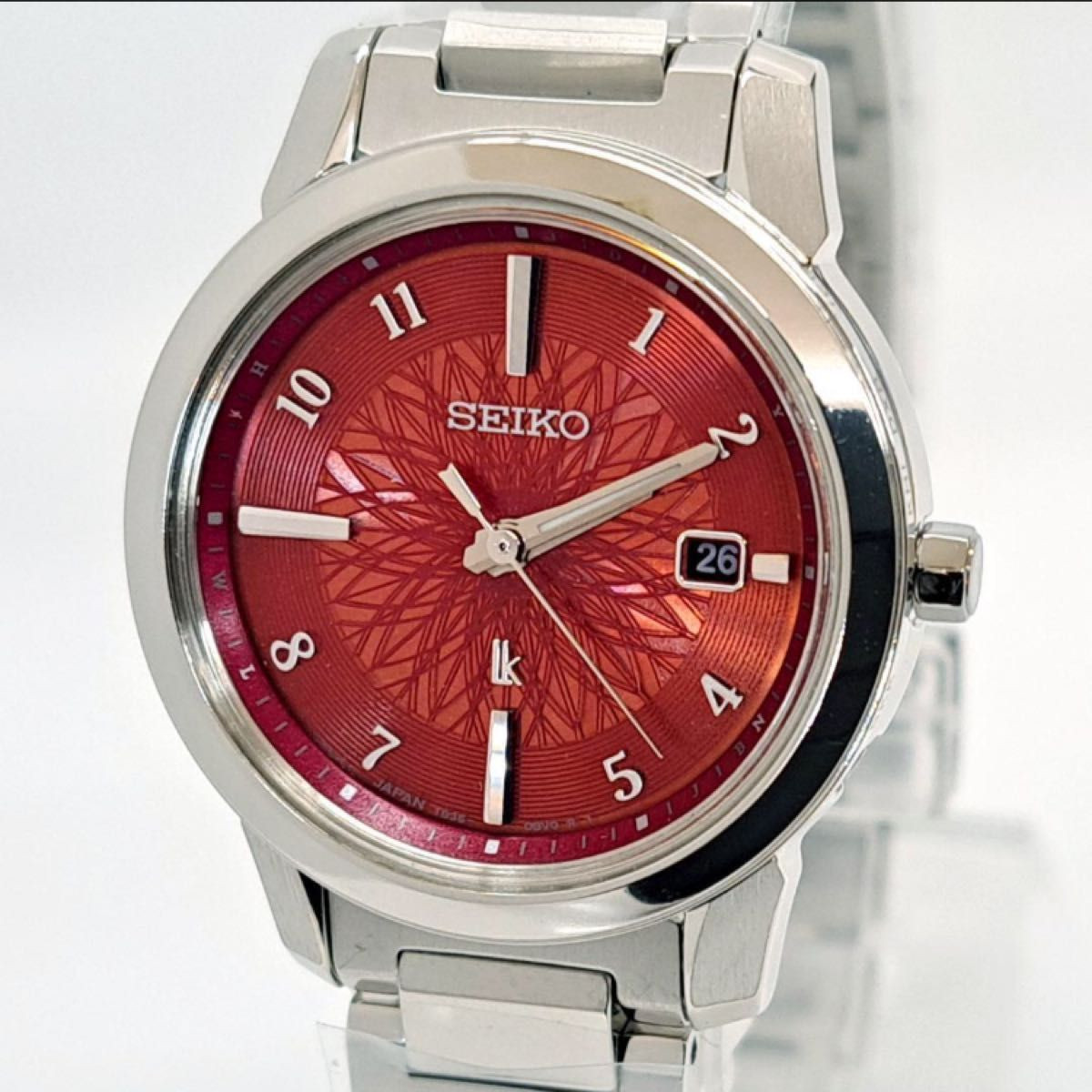 New LUKIA I Collection Titanium Band Silver Band SSQV085 (Red)