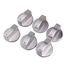 High durability 6pcs Gas Stove Knobs Cooker Oven Kitchen Control Replace