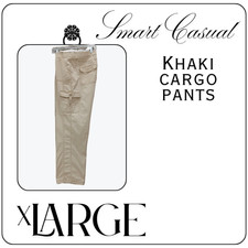 Natural Reflections Cargo Pants Womens Extra Large Khaki Utility Pockets Casual