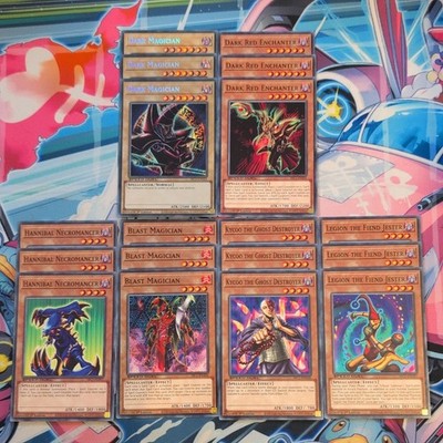 3 x SBC1-ENG01 Dunkler Magier (Arkana) Secret + 15cd Spellcaster SBC1 Core YuGiOh
