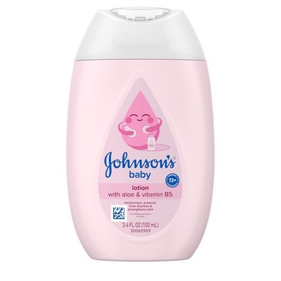 Johnson's Baby Lotion with Coconut Oil & Aloe, 3.4 fl oz