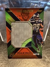 2018 Panini XR - Maximal Materials Doug Baldwin #MM-20 Gold #10/25 (MEM)