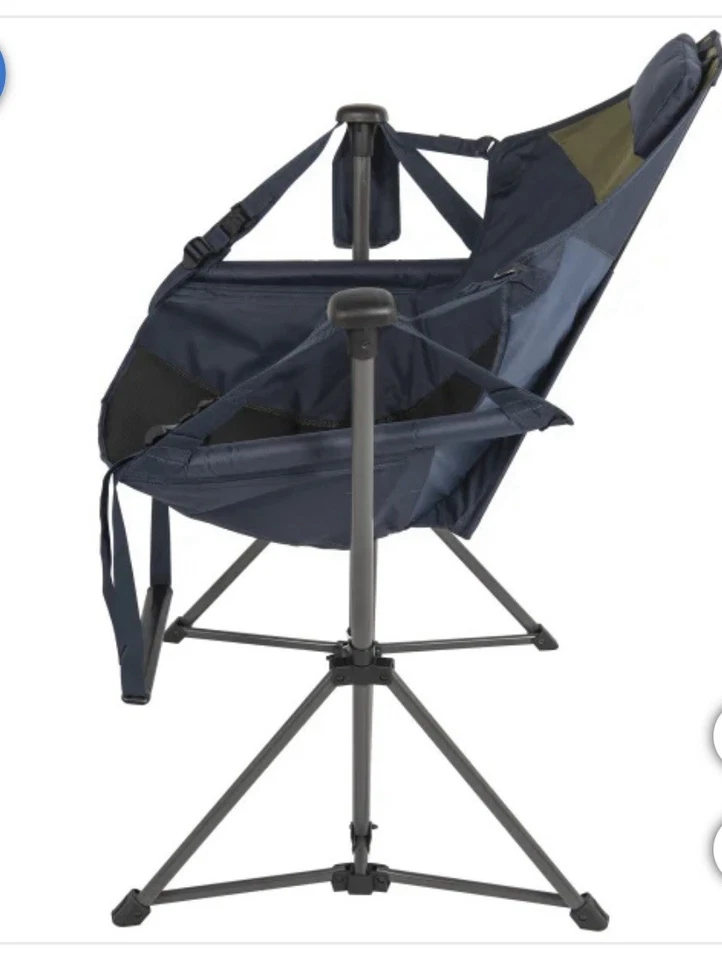 里约便携式秋千吊床椅带脚凳休息室,露营,舒适的座椅!! — 第 2/4 张图片