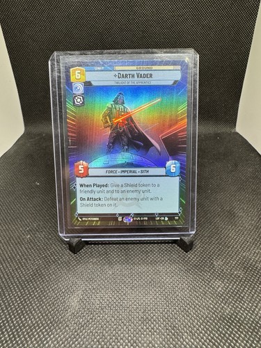Darth Vader [Foil Hyperspace] #351 Star Wars Unlimited: Spark of Rebellion card