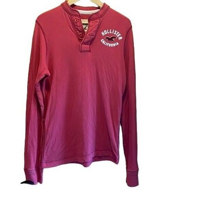 Henleys Hollister Hollister Red Long Sleeve Hollister California