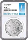 Presale 2025 Morgan Silver Dollar $1 NGC MS70 First Day Of Issue FDI #891