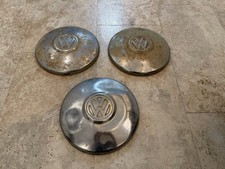 Free Shipping Vintage Vw Volkswagen Beetle Bug Hub Caps Set Of 3 Original Metal