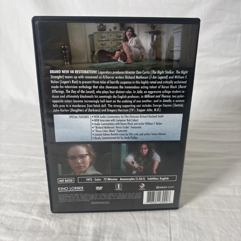 Trilogy Of Terror Karen Black Horror Kino Lorber DVD 1975 - Image 2 of 3