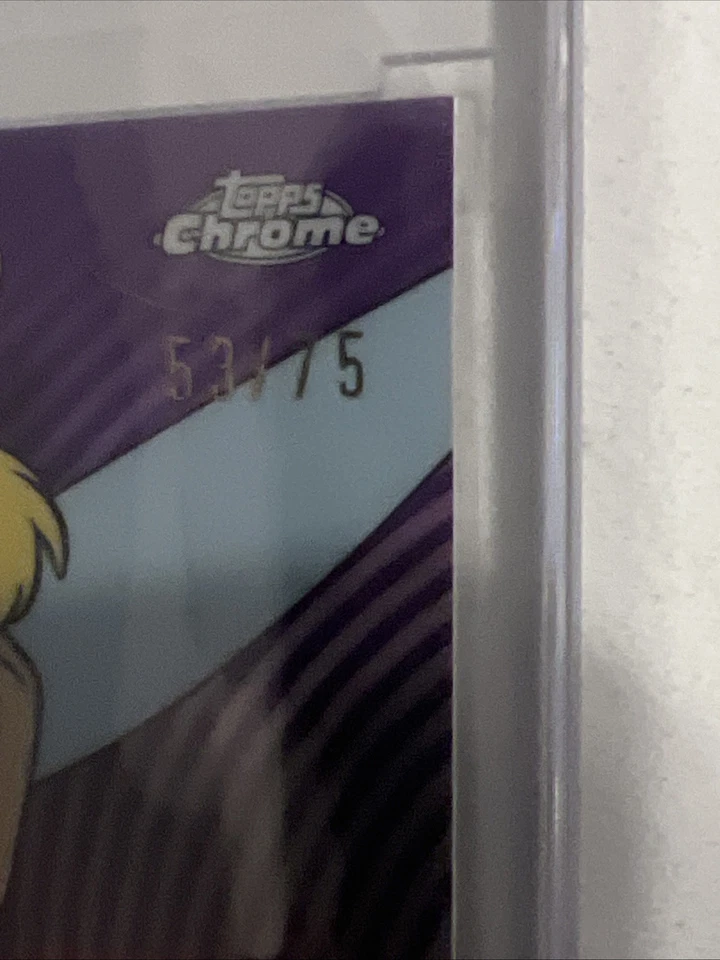 Topps Chrome Disney Tinker Bell Auto 53/75 Signed Margaret Kerry Voice Actor 🔥 - Image 4 of 4