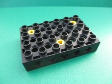 Lego Duplo Toolo Platte Grundplatte schwarz 4x6 3 Schrauben 31345c01 (180524H)