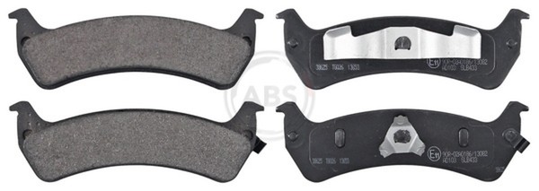 A.B.S. Bremsbelagsatz Scheibenbremse 38625 FüR Cherokee ZJ Jeep 1 ZG 4X4 Laredo-image