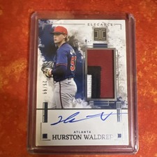 2025 Impeccable Hurston Waldrep Elegance Jersey Patch Auto 25/99
