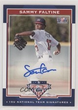 2017 Panini USA Baseball Stars & Stripes 85/199 Trey Faltine Sammy #8 Auto tr4