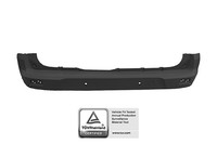 Paraurti 100.19226 Poliplast FüR Ford Schwarz Hinten Mit TÜV®-Gutachten