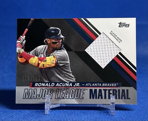 Carte Topps Tribute 2024 – Ronald Acuña Jr. – Braves /199 – #SOA-RA – Quasi Neuve