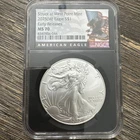 2025 W American Silver Eagle MS70 S$1 NGC, West Point, Early Release, 1oz